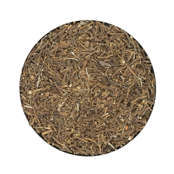 Ekologisk Torkad Valerianarot/Läkevänderot (Hackad) (Valeriana officinalis)
